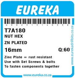 T7A180 - Hex Nut -T7A180_Label_T